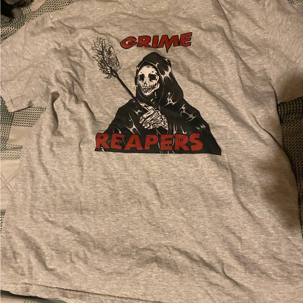 Grime Reapers Gray Short Sleeve Tee